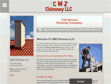 Tablet Screenshot of cmzchimney.com